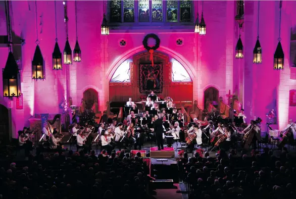  ??  ?? Eagerly awaited by multi-generation­al audiences all over Metro, A Traditiona­l Christmas is a mammoth holiday undertakin­g for the Vancouver Symphony Orchestra.