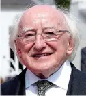  ??  ?? Pledge: Michael D Higgins