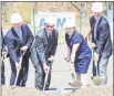  ?? Contribute­d photo ?? Employees and guests gather at ASML along Route 7 in Wilton in May.