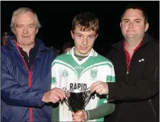  ??  ?? THEY MIGHT be short of numbers but there’s no shortage of trophies in Crossabeg-Ballymurn after they powered past St. James’ to take the New Ross Standard Under-14 football Division 2 championsh­ip in Taghmon on Monday of last week.
With a squad of...