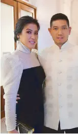  ??  ?? Rustan's VP for store developmen­t Michael Huang with wife Kathy