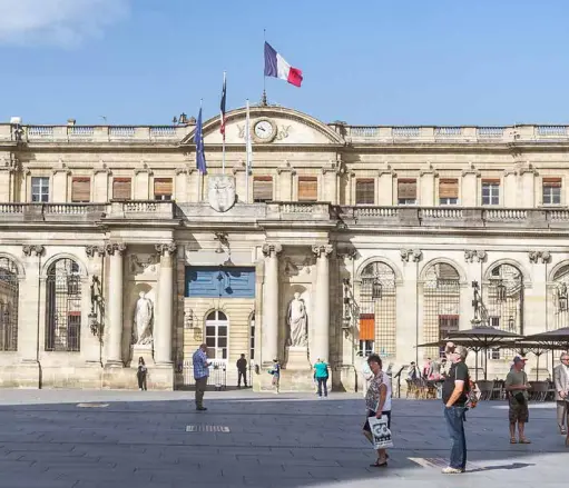  ?? [ISTOCK] ?? Nicolas Florian a succédé à Alain Juppé à l’hôtel de ville de Bordeaux, le 7 mars 2019.