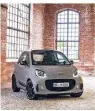  ?? FOTO: DAIMLER AG ?? Der EQ fortwo coupé entspringt der neuesten smart-Generation.