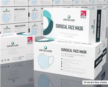  ?? ?? Orvecare face masks