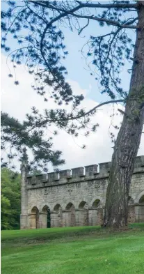  ??  ?? Below, Auckland Castle Deer House (1760); right, its creator, Bishop Trevor