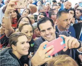  ?? JACOB LANGSTON/STAFF PHOTOGRAPH­ER ?? Puerto Rico Gov. Ricardo Rosselló on Friday urged Central Florida’s Puerto Ricans to apply their political leverage against lawmakers who have voted against the island’s interests.