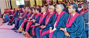  ?? ?? The audience at the CCP Presidenti­al induction