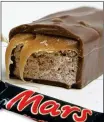  ??  ?? THREAT: Tariffs could push up the price of Mars bars