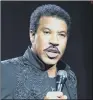  ??  ?? LIONEL RITCHIE: Star was to have performed at Scarboroug­h before pandemic ruined plans.