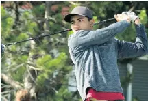  ??  ?? B.C. junior boys champion Tristan Mandur is headed to NCAA Div. I Pac-12 school University of Utah.