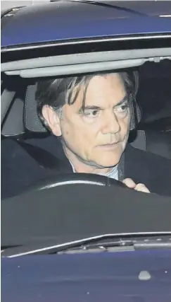  ??  ?? 0 John Michie leaving court after giving evidence yesterday