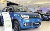  ??  ?? Maruti Suzuki had posted ₹1,556.4 crore net profit in the AprilJune period of last fiscal