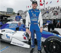  ??  ?? Charlie Kimball is able to stay on track in his racing career while managing diabetes. LAT USA PHOTOGRAPH