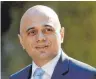  ?? FOTO: DPA ?? Großbritan­niens neuer Innenminis­ter Sajid Javid.