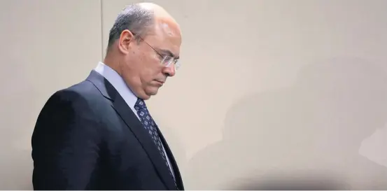  ?? WILTON JUNIOR/ESTADAO ?? Ação contra o crime. Governador Witzel disse que sem os confrontos armados com os ‘traficante­s’ índices de violência não estariam caindo no Estado