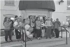  ?? SHELBY REEVES/CHILLICOTH­E GAZETTE ?? Tracy Coats, director of Insight TMS and Mental Health Care, cuts the ribbon to celebrate the grand opening of the business Thursday.