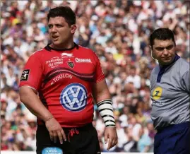  ?? (Photo doc. Dominique Leriche) ?? Alexandre Menini a tout gagné avec le RCT avant de rejoindre le Lou où il a terminé sa carrière.