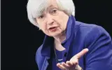  ?? ANDREW HARRER/WASHINGTON­POST ?? Descanso. Janet Yellen deixa o Fed depois de conseguir reduzir a taxa de desemprego