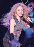  ?? FOTO: DPA ?? Auf verspätete­r Deutschlan­dtour: die Kolumbiane­rin Shakira.