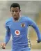  ??  ?? Happy Mashiane of Kaizer Chiefs was the first on the scoresheet in a 4-goal thriller in Bloemfonte­in yesterday.