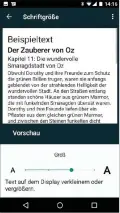  ??  ?? –so Whatsapp, kostenlos, für Android und iOS, Damit Sie den Text auf Ihrem Smartphone optimal lesen können, lässt sich die Schriftgrö­ße anpassen.