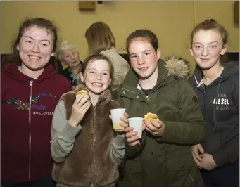  ??  ?? Christina Whitty, Peg Waters, Aoife O’Farrell and Sarah Whitty, all from Terrerath