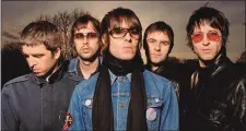  ??  ?? Oasis: five songs in the ‘Best Of British’ top ten from Radio X.