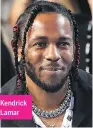  ?? CHRIS PIZZELLO / INVISION / AP FILES ?? Kendrick Lamar