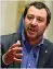  ??  ?? Interno Matteo Salvini, 45 anni, al Viminale e anche vicepremie­r
