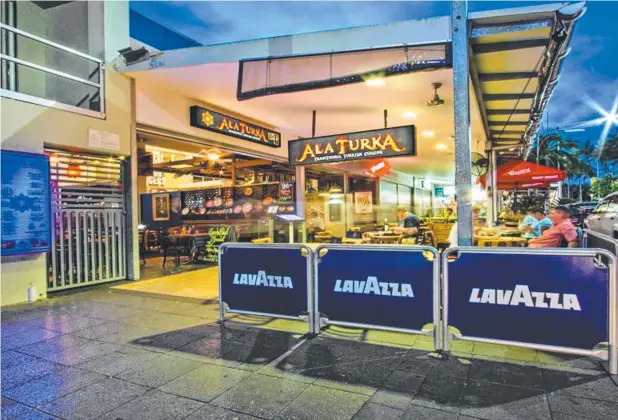  ??  ?? The former Ala Turka Turkish Restaurant will become an Australian fusion eatery after it was offered for lease through Knight Frank Cairns.