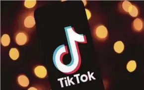  ?? APF PIC ?? Millions of people use TikTok to gain knowledge and the latest news.