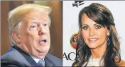  ?? AFP FILE ?? Donald Trump and Playboy model Karen Mcdougal