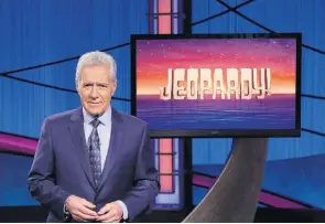  ?? COURTESY PHOTO ?? In an entertainm­ent and media ecosystem that often feels ephemeral, vapid and divorced from reality, Alex Trebek represents something timeless, writes Alexandra Alter. With his cerebral bearing and aura of quiet, impartial authority, he embodies ideals that feel endangered: the pursuit of knowledge, and the inherent value of facts.