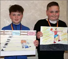  ??  ?? Under 14 Art Boys: Ross Walker, Glenbrien, (Castlebrid­ge/ Crossabeg area) Gold, and Michael Butler (Kilrush/Askamore), Bronze.