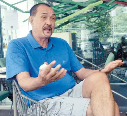  ?? (CONTRIBUTE­D FOTO) ?? MORE TIME TO PREPARE. PSC Commission­er Ramon Fernandez’s decision to move the Philippine National Games to October gives the local host longer time to prepare.