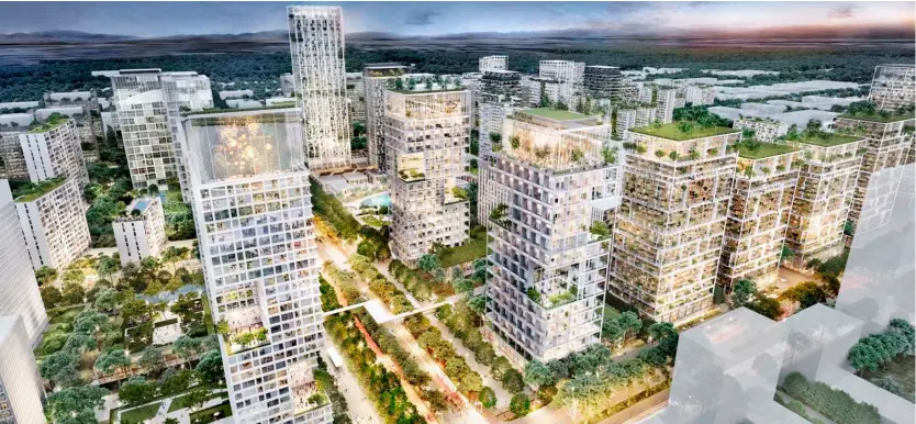  ??  ?? CUTTING-EDGE innovation­s for living, working, and playing are set to make Filinvest New Clark City an enjoyable urban center.