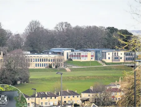  ??  ?? Beechen Cliff School in Bath