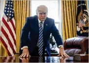  ??  ?? President Donald Trump has proven himself an unconventi­onal leader time and time again during his first year in office.