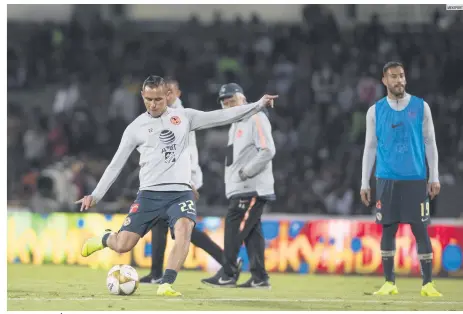  ?? MEXSPORT ?? UN LUSTRO DESPUÉS. Paul Aguilar es el único de la plantilla actual del América que jugó la Final del Clausura 2013 ante La Máquina.