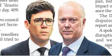  ??  ?? CRITICISM Andy Burnham and minister Chris Grayling