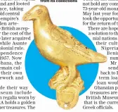  ?? ?? One of the gold artefacts held by the V&A Museum, which will return 17 individual items from its collection­s