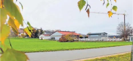  ?? FOTO: HOG ?? Der Gemeindera­t hat einstimmig beschlosse­n, für dieses Gelände den Bebauungsp­lan „erste Erweiterun­g Gewerbegeb­iet Brühlwiese­n“aufzustell­en.