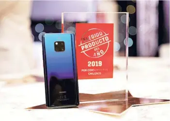  ??  ?? HUAWEI Mate 20 Pro.