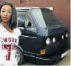  ?? Picture: Thapelo Morebudi ?? Nonhlanhla bought a minibus, among other things, with her accident payout.