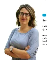  ??  ?? Scrivimi su:
twitter:
@sab_barbieri
email: sabrina. barbieri@ mondadori.it