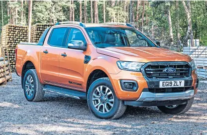  ??  ?? The Ford Ranger Wildtrak is rugged yet refined and includes all the electronic toys you need.