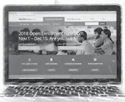  ?? Alex Brandon / Associated Press ?? Analysts say the odd phenomenon is a wild card that could boost enrollment in the Affordable Care Act.