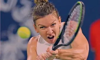  ?? AFP ?? Romena Simona Halep, 28 anni, ha vinto 20 tornei in carriera, tra cui due Slam: Parigi 2018 e Wimbledon 2019