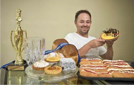  ?? Photo: Kevin Farmer ?? ROYAL EFFORT: Antony's bakery and patisserie owner and baker Antony Blackey is the RASQ Toowoomba Bread Show King of the Bakers.