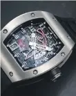  ??  ?? Richard Mille Abu Dhabi Grand Prix edition Photos Christie’s